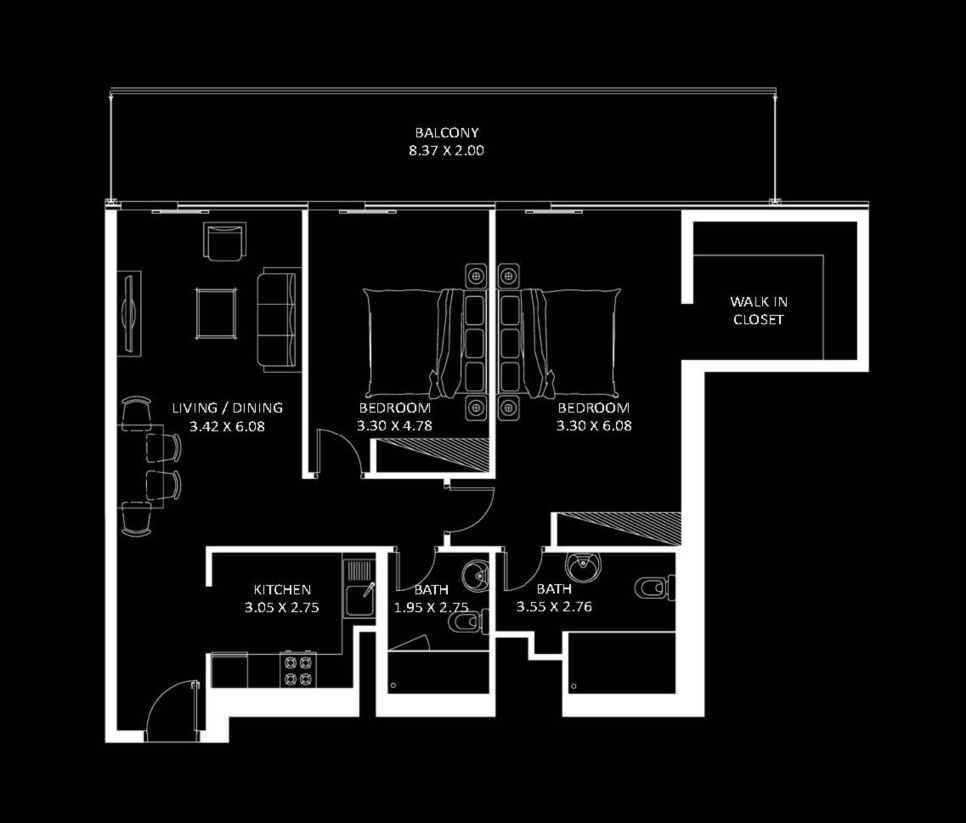Danube Elitz 2 Apartments floor plan