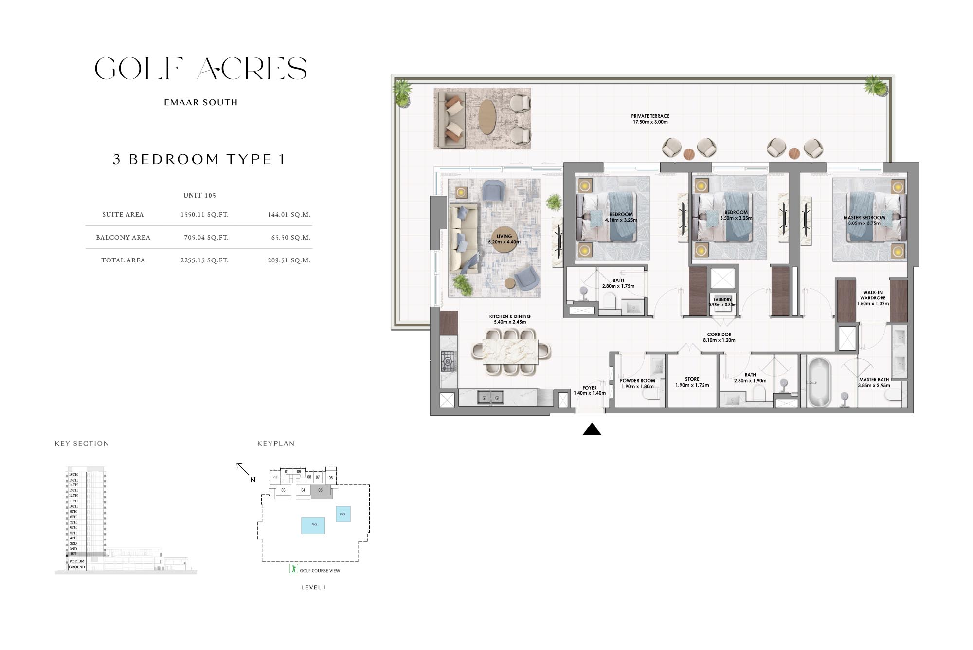 3 Bedroom Floor Plan